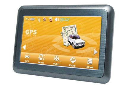 4.3 بوصة أحدث نموذج نحيل محمول سيارة GPS الملاحة V4304