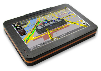 4.3 بوصة محمولة سيارة GPS الملاحة V4302 مع بلوتوث و AV-IN