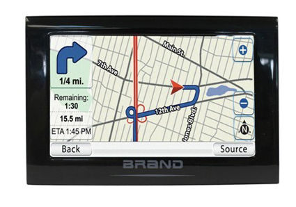 4.3 بوصة نظام الملاحة GPS المحمول V4310 HD الشاشة اللمسية مع بلوتوث